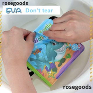 Rosegoods1 หนังสือผ้า EVA กันน้ํา เพื่อการเรียนรู้ สําหรับเด็ก 4-6 ปี