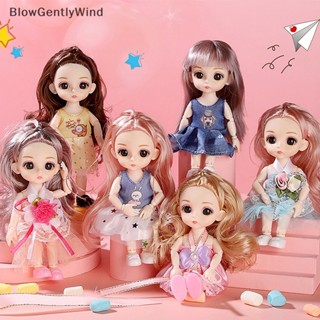 Blowgentlywind ตุ๊กตาเจ้าหญิง ขยับข้อต่อได้ 17 ซม. 23 ข้อต่อ พร้อมตากระพริบ สําหรับเด็กผู้หญิง BGW