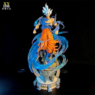 (((พร้อมส่ง) โมเดลฟิกเกอร์ อนิเมะ Goku Dragon Ball Series Free Extremely Willful Super God Form แบบสองหัว ขนาดใหญ่