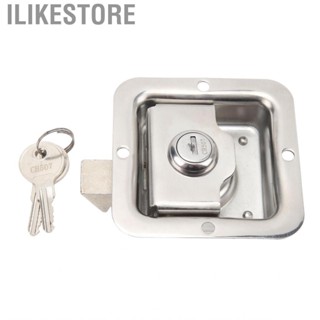 Ilikestore Trailer Paddle Door Lock Handle  304 Stainless Steel Rustproof Toolbox Latch Flush Mounted Mirror Polishing for RVs Trucks