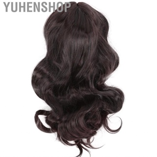 Yuhenshop Wavy Wigs Women Middle Part Long Curly Wig For Party Halloween Daily Life 66cm