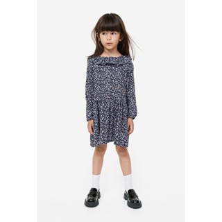 H&amp;M  Girl Flounce-trimmed dress 1187945_1