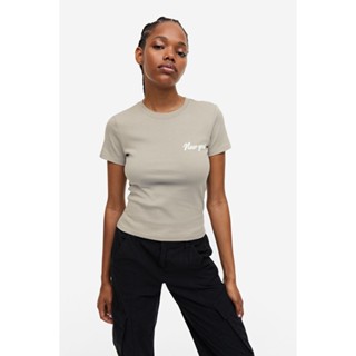 H&amp;M  Woman Fitted cotton top 1122165_3