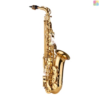 [พร้อมส่ง] As200 Eb Alto Saxophone เครื่องดนตรีอัลโตแซกโซโฟน เคลือบทองเหลือง พร้อมกระเป๋าเก็บ ถุงมือ สายรัด ผ้าทําความสะอาด แปรง