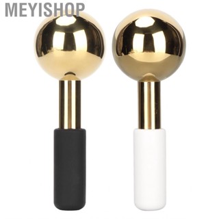 Meyishop Ice Globes Gold Stainless Steel Ball  Age Skin Soothing Reduce Irritation De