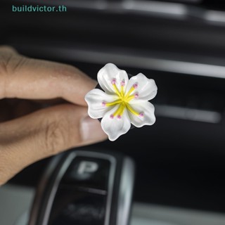 Buildvictor คลิปหินหนีบเครื่องปรับอากาศ รูปพีชน่ารัก แฟชั่นฤดูร้อน สําหรับรถยนต์