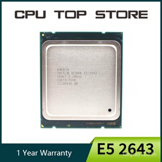 หน่วยประมวลผล Intel Xeon E5 2643 SR0L7 3.30Ghz CPU LGA 2011 Quad Core มือสอง