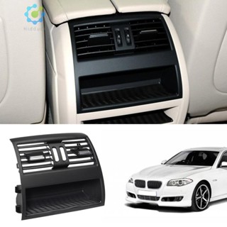 ฝาครอบช่องแอร์คอนโซลกลาง ด้านหลัง พร้อมปุ่มกด อุปกรณ์เสริม สําหรับ BMW 5 F10 F18 [Hidduck.th]