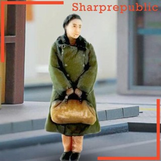 [Sharprepublic] โมเดลฟิกเกอร์จิ๋ว 1:87 สําหรับตกแต่งบ้านตุ๊กตา