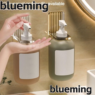 Blueming2 ที่แขวนขวดสบู่ แชมพู แบบใส มีกาวในตัว ไม่ต้องเจาะผนัง ทนทาน สําหรับห้องน้ํา