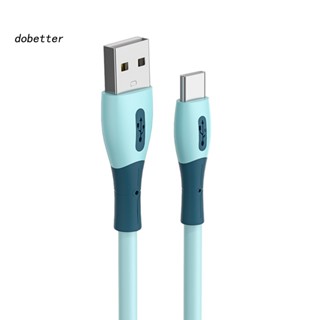 &lt;Dobetter&gt; สายเคเบิลข้อมูล USB ซิลิโคน ยาว 12 เมตร สําหรับ Android Type-C สายชาร์จ iOS ป้องกันการไขลาน