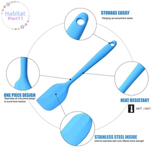 Habitatport ไม้พายซิลิโคน ทนความร้อน ไม่ติดผิว สําหรับปาดเค้ก