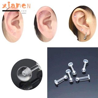 Xianen เครื่องประดับแหวนเจาะร่างกาย แบบใส
