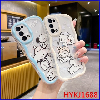 เคส Oppo Reno5 เคส Oppo Reno 5 5G tpu ใส ครีม การ์ตูน แฟชั่น ins ลม ซิลิโคน เคสโทรศัพท์ NYW