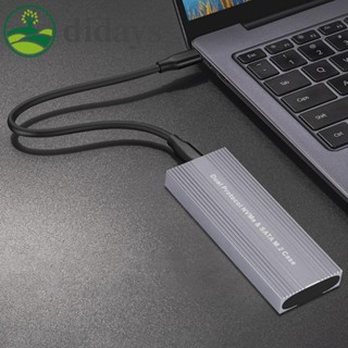 เคส SSD แบบโปรโตคอลคู่ สําหรับ M.2 SATA NVME 2230 2242 2260 2280 [Didays.th]