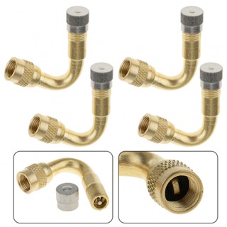 ⚡NEW 8⚡Valve Stem Extension 3.5cm/1.38 Inch 4 Pieces Copper Gold Valve Rustproof