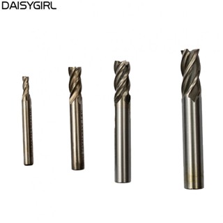 【DAISYG】Hot Straight Drill Tools HSS Bit 1pc High Quailty 4/6/8/10/12mm End Mill Cutter