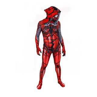 ชุดบอดี้สูทคอสเพลย์ Venom Big Red Cloak Spider i Man สําหรับผู้ใหญ่ และเด็ก