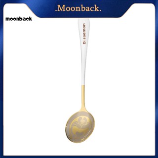 &lt;moonback&gt; ช้อนซุป น้ําหนักเบา ปลอด BPA สําหรับหอพัก ล้างจาน