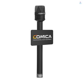 [T&amp;L]COMICA Hrm-s ไมโครโฟนสัมภาษณ์มือถือ สําหรับสมาร์ทโฟน 3.5 มม. TRRS Plug Cardioid Condenser Mic