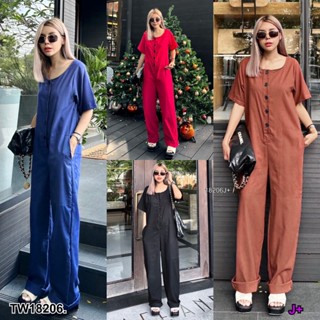 ส่งไว 💗พร้อมส่ง  Jumpsuit จั้มสูทหมี แต่งกระดุม  เม็ด  ชุดเซ็ท ชุดไปทะเล เสื้อผ้าสาวอวบ สไตล์เกาหลี เดรส