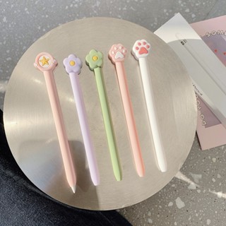 【พร้อมส่ง】เคสซิลิโคน รูปกรงเล็บแมวน่ารัก กันฝุ่น กันลื่น สําหรับ Apple Pencil 1 2 1 ชิ้น