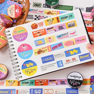 Infeel.me เทปสติกเกอร์ 3 เมตร สไตล์เกาหลี สําหรับตกแต่งสมุดไดอารี่ DIY 1 ม้วน ต่อชิ้น