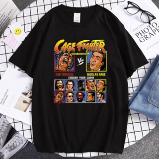 ขายดี เสื้อยืดลําลอง แขนสั้น คอกลม พิมพ์ลาย Not The Bees Nicolas Rage Choose Your Cage โอเวอร์ไซซ์ สุดเท่ เข้ากับทุกการแต่งกาย สําหรับสตรี NJjedi85DLhpmf85