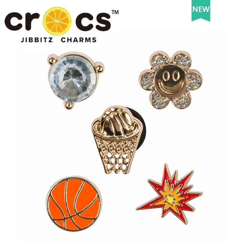 JIBBITZ cross charms ตัวติดรองเท้า บาสเกตบอล ตัวติดรองเท้า cross