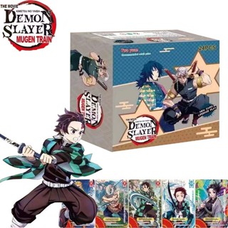 การ์ดเกม Demon Slayer Kimetsu No Yaiba Booster ของเล่นสําหรับเด็ก 2023