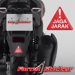 สติกเกอร์ Keep Your Rear Fender Distance สําหรับติดตกแต่งรถยนต์