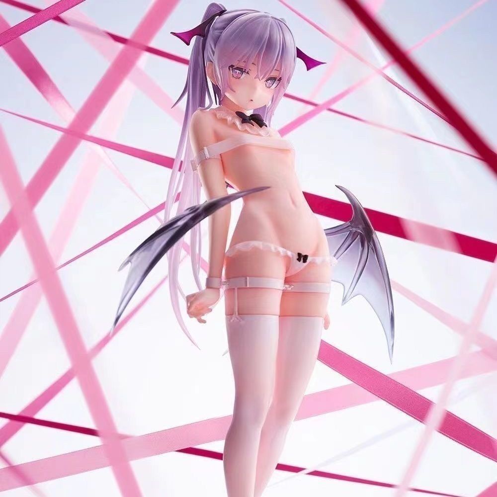 โมเดลฟิกเกอร์ Eve LOVECALL ขนาด 1/6 24 ซม. สีชมพู สําหรับคอสเพลย์ Devil Girl JK Cosplay Pink Charm Figure โมเดล อนิเมะ สาว โป๊ๆ