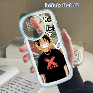 เคสโทรศัพท์มือถือ แบบนิ่ม ลายการ์ตูนลูฟี่ กันกระแทก ป้องกันกล้อง สําหรับ Infinix Hot 11S 10S NFC Hot 9 10 11 Play