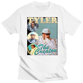 Rzak【พร้อมส่ง】เสื้อยืดแขนสั้น พิมพ์ลาย Tyler The-C-reator Bootleg Rap สไตล์วินเทจ สีดํา สําหรับผู้ชาย และผู้หญิง