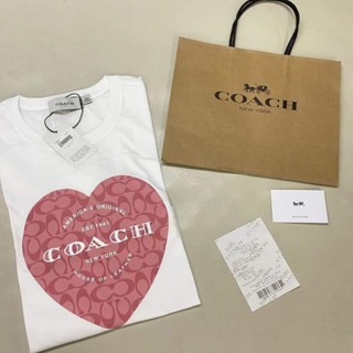 Authentic Coach Woman Slim Fit Tee (L)_02