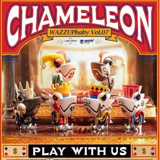 ✿LAMTOYS WAZZUP 7 Chameleon Poker Kingdom อาณาจักรโป๊กเกอร์ กล่องตาบอด  สไตล์ที่เลือกได้ น่ารักตุ๊กตา ของเล่น