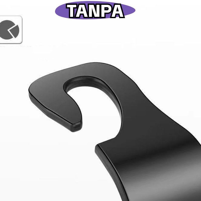 TANPA ตะขอเก็บของ ที่แขวนของในรถ ที่ติดเบาะหลังรถยนต์ ตะขอแขวนของ อเนกประสงค์ ติดตั้งง่าย เเข็งเเรง คงทน ราคา ถูกที่สุด ดีลบีเคเค แกลเลอรีภาพที่ 5