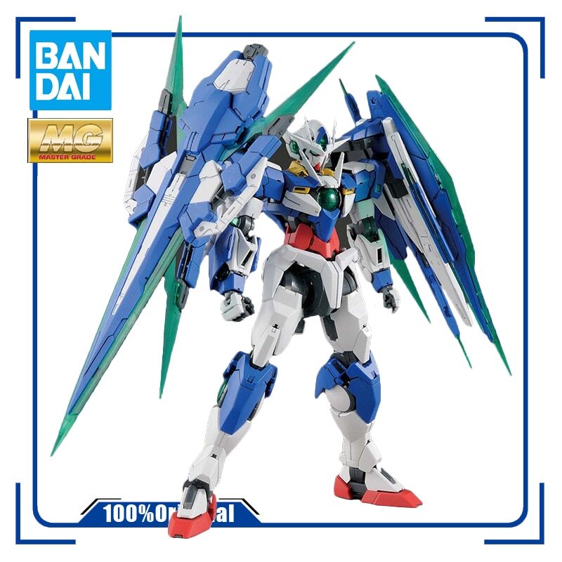 BANDAI MG 1/100 GNT-0000 00Qan[T] GUNDAM 00Q Full Saber Assembling Model Action Toy Figures Gifts fo