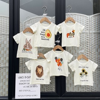 เสื้อยืดแขนสั้น สําหรับเด็กอายุ 0-5 ปี