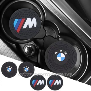 แผ่นรองแก้วน้ํา PVC กันน้ํา กันลื่น สําหรับ BMW M Power X3 X6 X5 X4 X2 GT320 GT5 2 ชิ้น ต่อชุด