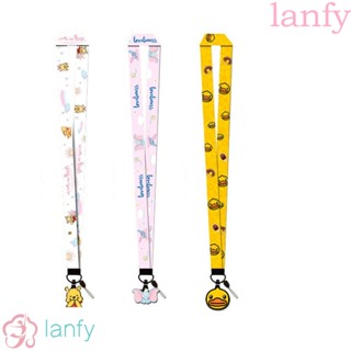 Lanfy พวงกุญแจ จี้อะคริลิค รูปการ์ตูนอนิเมะ KT cat Melody สําหรับห้อยโทรศัพท์มือถือ