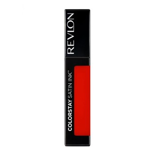 Revlon เรฟลอน คัลเลอร์สเตย์ ซาติน อิงค์ ลิควิด ลิปคัลเลอร์ 5มล. 018 ไฟรด์ อัพ