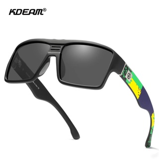 KDEAM ใหม่ แว่นตากันแดด Polarized ทรงสี่เหลี่ยม ป้องกันรังสียูวี UV400 สําหรับผู้ชาย 2023