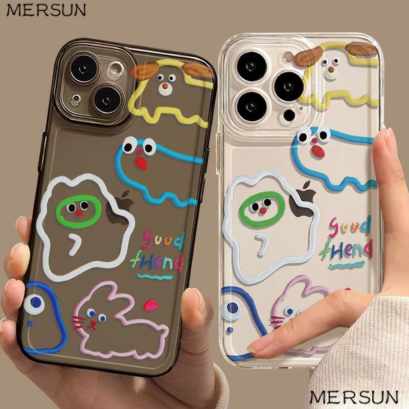 เคสโทรศัพท์มือถือ แบบบาง กันกระแทก สไตล์สร้างสรรค์ สําหรับ Iphone 13x78 14plus Xr Proxsmax 12 11 IF7H