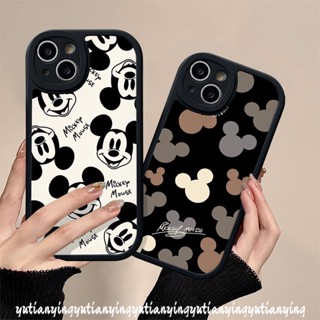 เคสโทรศัพท์มือถือ Tpu แบบนิ่ม ลายการ์ตูนดิสนีย์ มิกกี้ เมาส์ กันกระแทก สําหรับ iPhone 11 12 13 14 Pro Max 6s 8 7 6 Plus X XR XS Max SE 2020