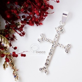 S925 จี้เงินแท้ไม้กางเขน sterling silver cross pendant