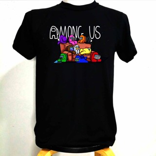 เสื้อเกมส์ among us ลายการ์ตูนฮิต