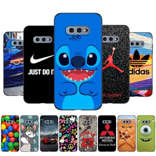 เคสโทรศัพท์มือถือ ซิลิโคน Tpu ลาย Stitch สีดํา สําหรับ Samsung Galaxy S10e