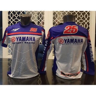 พร้อมส่ง เสื้อยืดแขนสั้น พรีเมี่ยม ลายมอเตอร์ YAMAHA