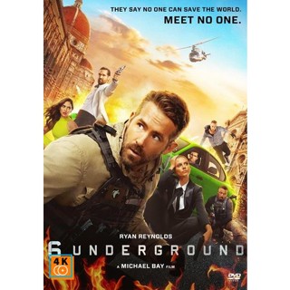 หนัง DVD ออก ใหม่ 6 Underground (2019) 6 ลับ ดับ โหด (เสียง ไทย/อังกฤษ ซับ ไทย/อังกฤษ) DVD ดีวีดี หนังใหม่